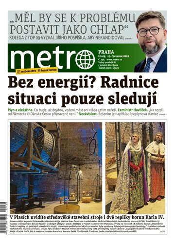 Obálka e-magazínu deník METRO 19.7.2022