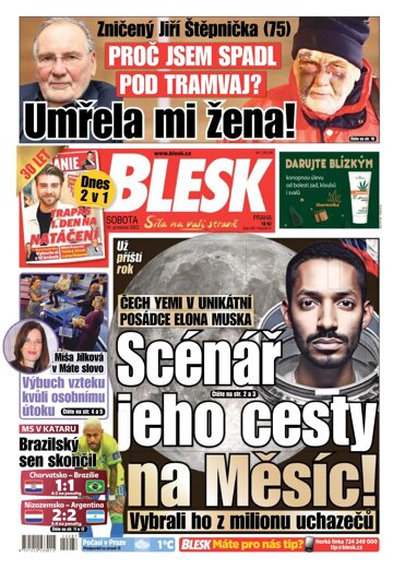 Obálka e-magazínu Blesk 10.12.2022