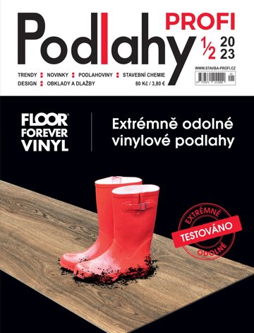 Obálka e-magazínu PODLAHY Profi 1-2/2023