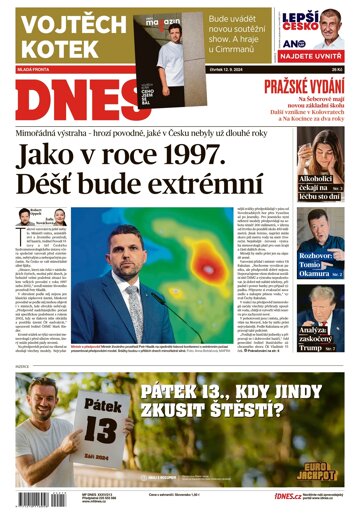 Obálka e-magazínu MF Dnes 12.9.2024