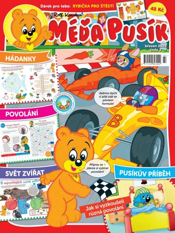 Obálka e-magazínu Méďa Pusík 3/2025