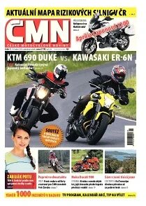 Obálka e-magazínu ČESKÉ MOTOCYKLOVÉ NOVINY 1/2013