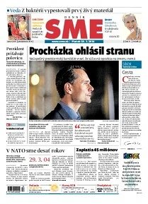 Obálka e-magazínu SME 28.3.2014