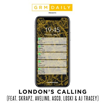 Obálka uvítací melodie London's Calling (feat. Skrapz, Avelino, Asco, Loski & AJ Tracey)