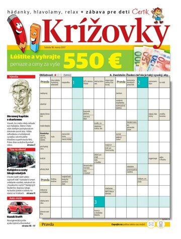 Obálka e-magazínu Krížovky 18. 3. 2017