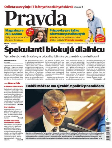 Obálka e-magazínu Pravda 11.5.2017