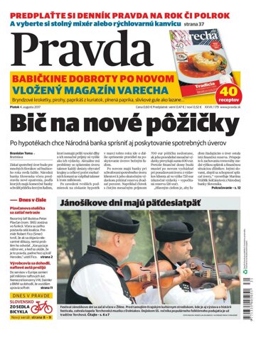 Obálka e-magazínu Pravda 4.8.2017