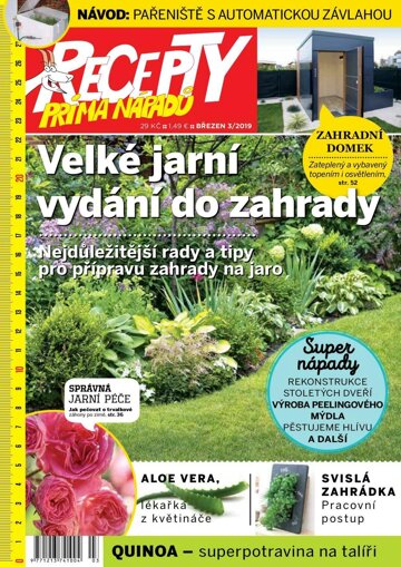 Obálka e-magazínu Recepty prima nápadů 3/2019