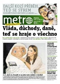 Obálka e-magazínu deník METRO 24.10.2012