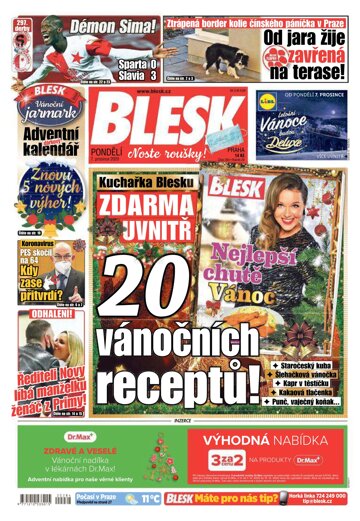 Obálka e-magazínu Blesk 7.12.2020