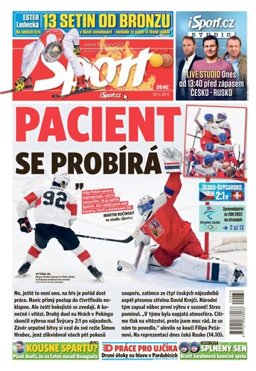 Obálka e-magazínu Sport 12.2.2022