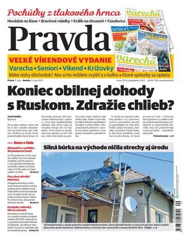 Obálka e-magazínu Pravda 21. 7. 2023