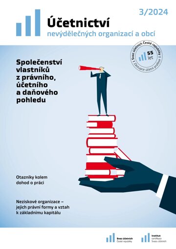 Obálka e-magazínu Účetnictví nevýdělečných organizací a obcí 3/2024