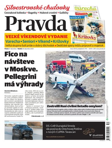 Obálka e-magazínu Pravda 27. 12. 2024