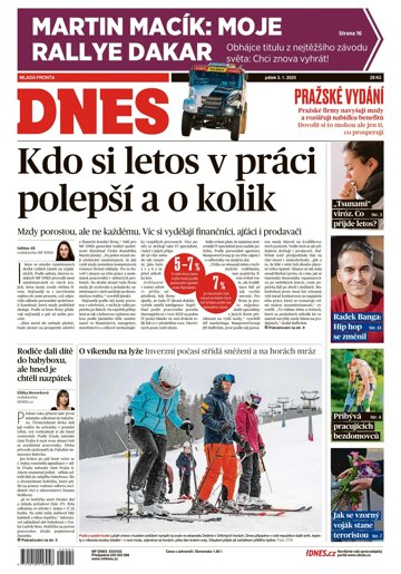 Obálka e-magazínu MF Dnes 3.1.2025