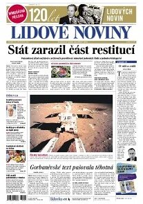 Obálka e-magazínu Lidové noviny 16.12.2013