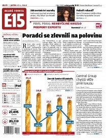 Obálka e-magazínu E15 17.1.2014