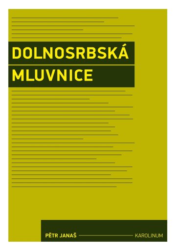 Obálka knihy Dolnosrbská mluvnice