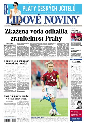 Obálka e-magazínu Lidové noviny 26.5.2015