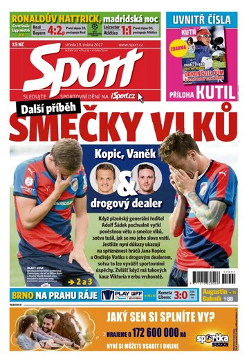 Obálka e-magazínu Sport 19.4.2017