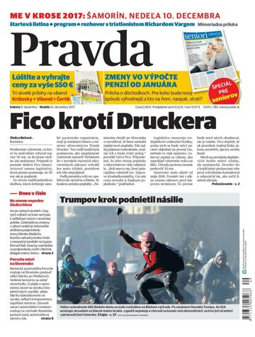 Obálka e-magazínu Pravda 9.12.2017