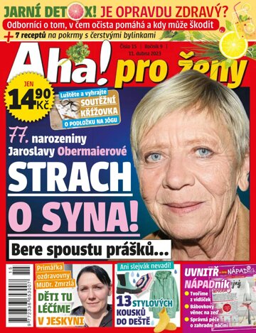 Obálka e-magazínu AHA! pro ženy 15/2023