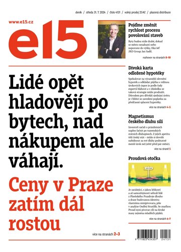 Obálka e-magazínu E15 31.7.2024