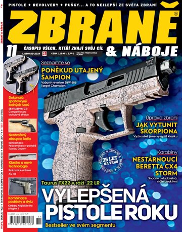 Obálka e-magazínu Zbraně & náboje 11/2024