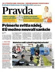 Obálka e-magazínu Pravda 6. 9. 2014