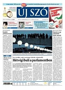 Obálka e-magazínu Új Szó 10.11.2014