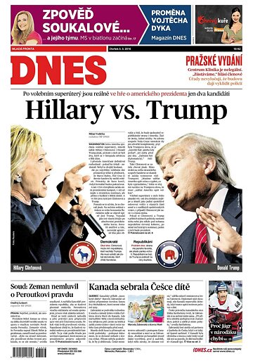 Obálka e-magazínu MF Dnes 3.3.2016