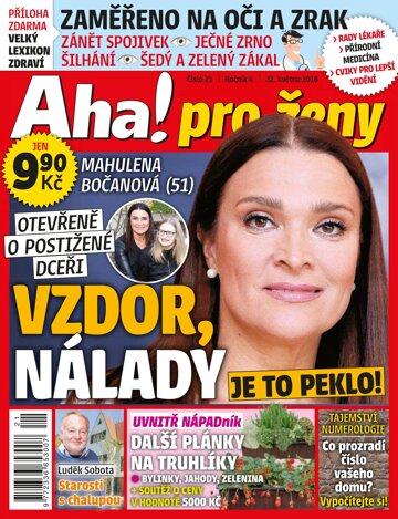 Obálka e-magazínu AHA! pro ženy 21/2018