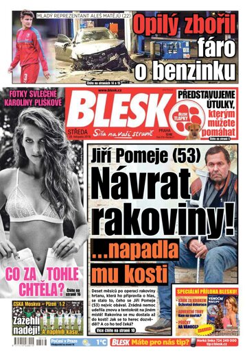 Obálka e-magazínu Blesk 28.11.2018