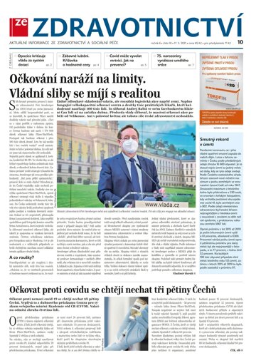 Obálka e-magazínu Ze Zdravotnictví 10/2021