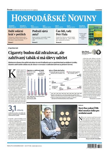 Obálka e-magazínu Hospodářské noviny 072 - 13.4.2023