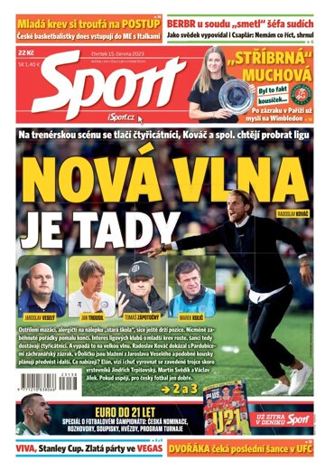 Obálka e-magazínu Sport 15.6.2023