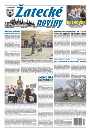 Obálka e-magazínu Žatecké noviny 4/25