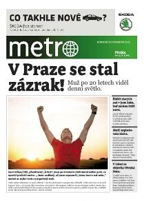 Obálka e-magazínu deník METRO 13.6.2014