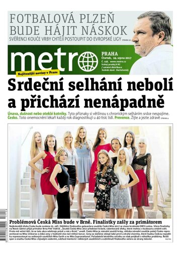 Obálka e-magazínu deník METRO 24.8.2017