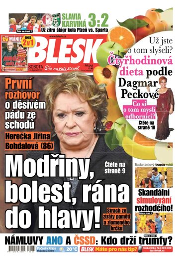 Obálka e-magazínu Blesk 14.4.2018