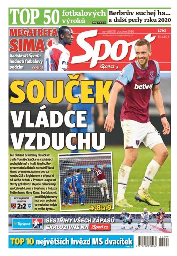 Obálka e-magazínu Sport 28.12.2020