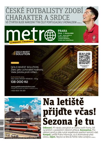 Obálka e-magazínu deník METRO 7.6.2022