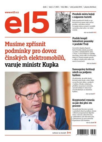 Obálka e-magazínu E15 4.7.2023