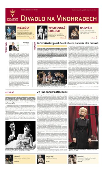 Obálka e-magazínu Hospodářské noviny - příloha 114 - 13.6.2024 Divadlo na Vinohradech