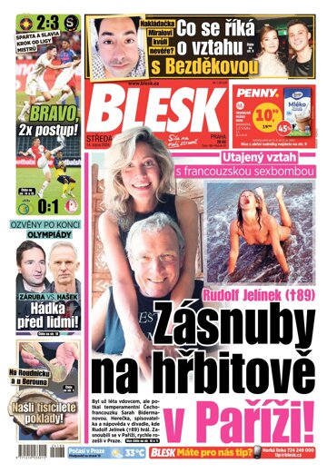 Obálka e-magazínu Blesk 14.8.2024