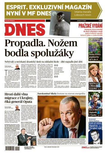 Obálka e-magazínu MF Dnes 4.9.2024