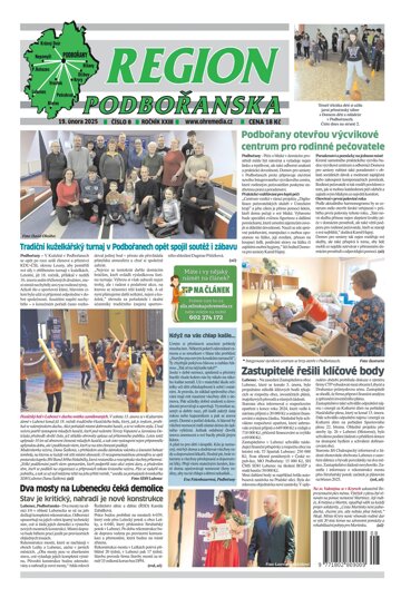 Obálka e-magazínu Region Podbořanska 8/25