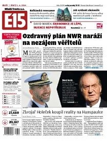 Obálka e-magazínu E15 3.6.2014