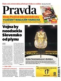 Obálka e-magazínu Pravda 15. 8. 2014