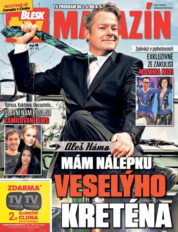 Obálka e-magazínu Blesk Tv magazín - 30.4.2015